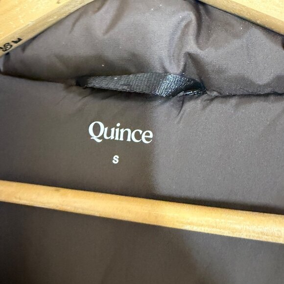 Quince Responsible Down Puffer Jacket Hot Fudge Womens Size S Minimalist Warm - Picture 9 of 12